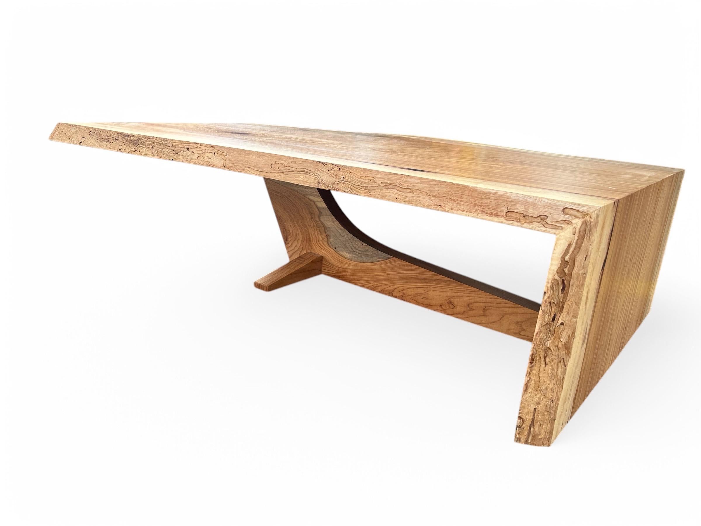 Menuiserie Table basse Pecan Waterfall en vente