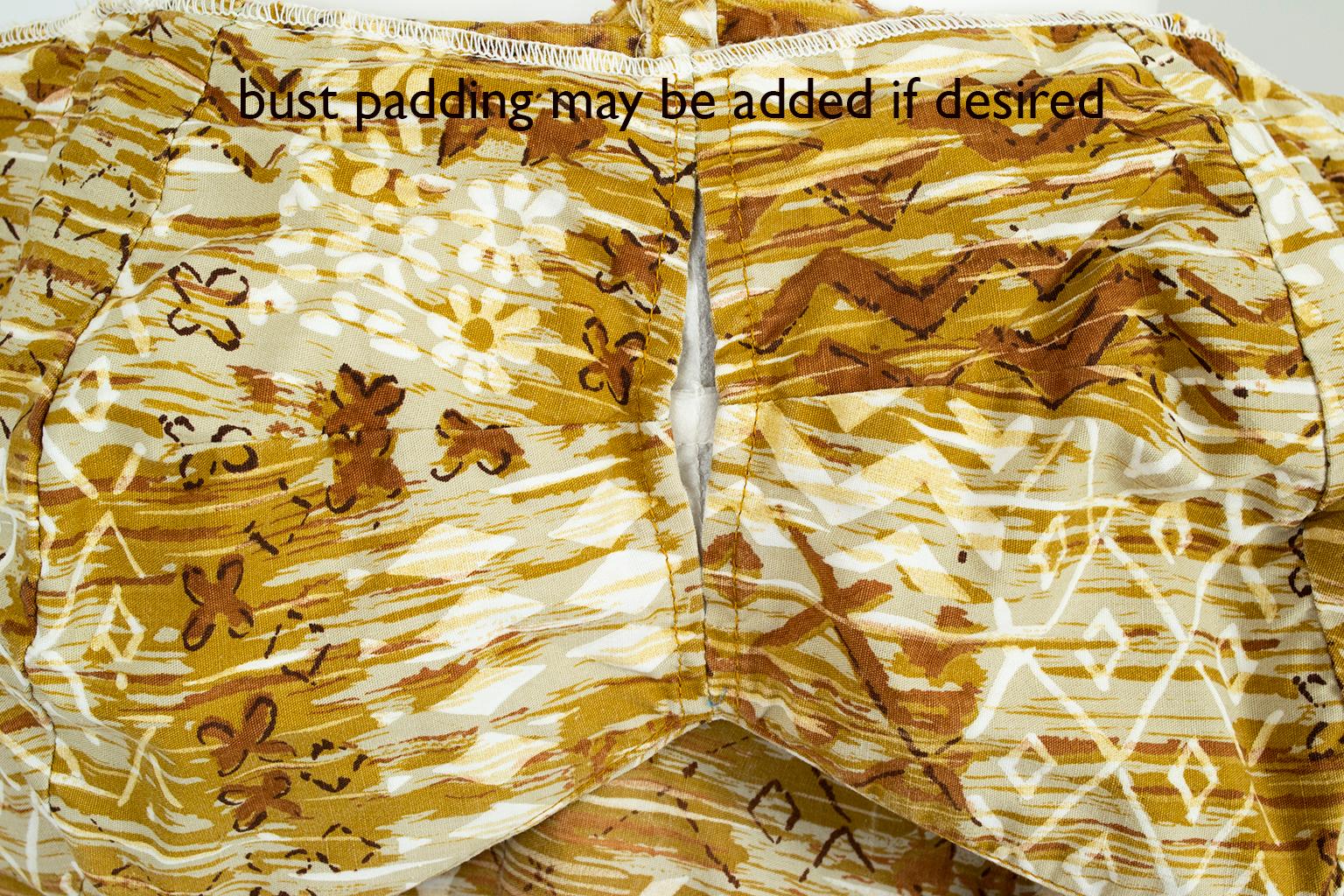 Peck & Peck - Combinaison de plage Tiki ocre à nœud sarong avec combinaison, taille M, années 1960 en vente 9