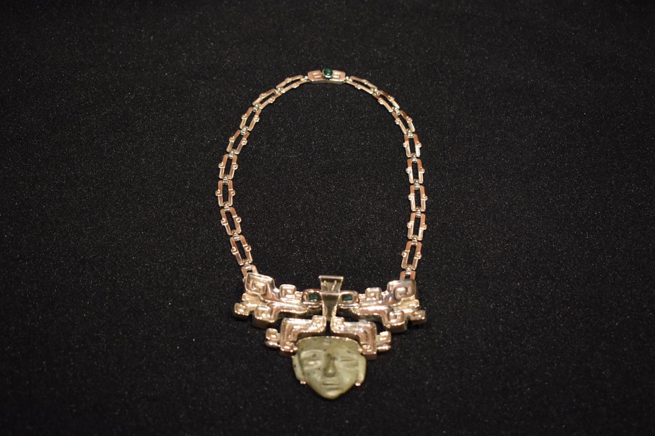 Artisan Pectoral Montealban Necklace For Sale