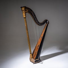 Pedal Harp with Figural Decoration, circa 1780