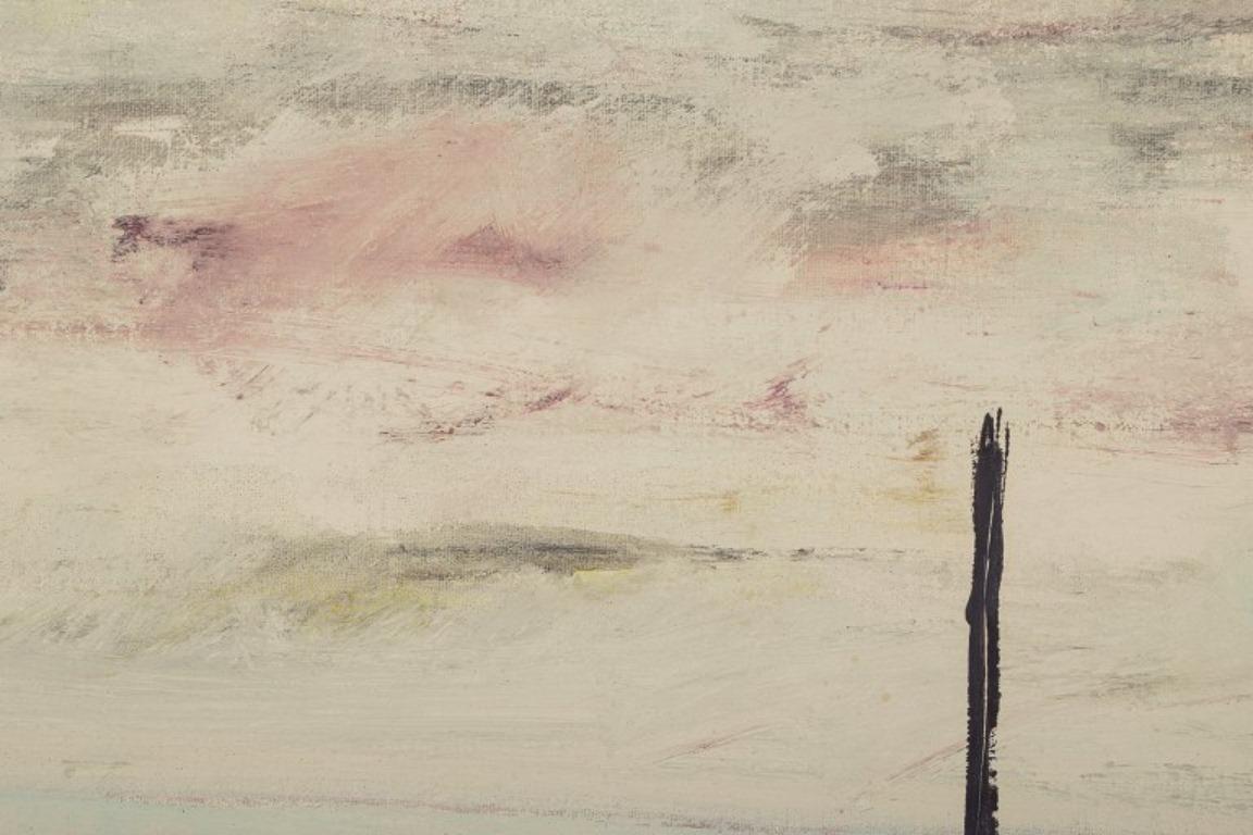 Late 20th Century Peder Brøndum Sørensen. Oil on canvas. 