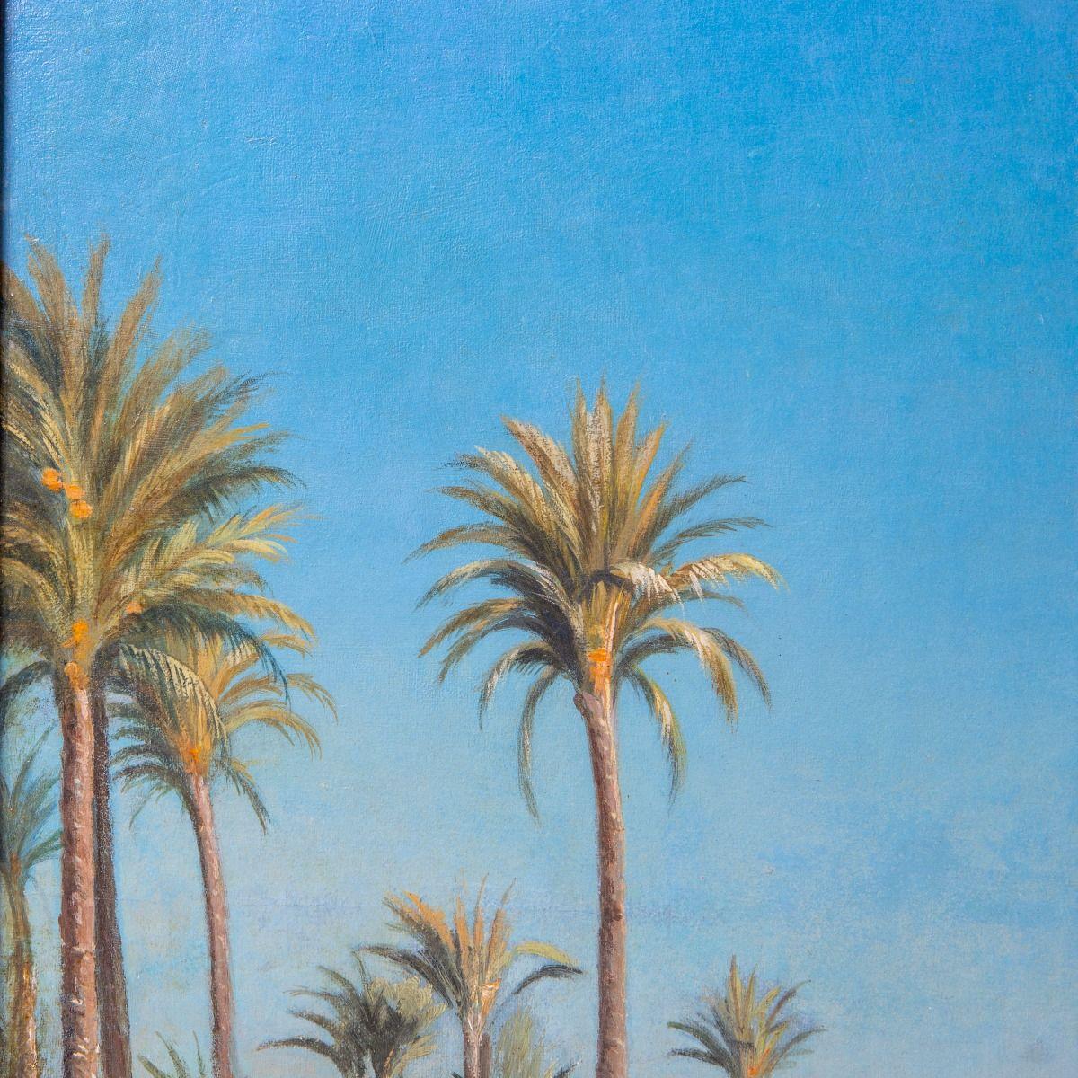 Peder Mønsted, Szene aus Nordafrika, Signiertes Ölgemälde im Zustand „Gut“ im Angebot in Kastrup, DK