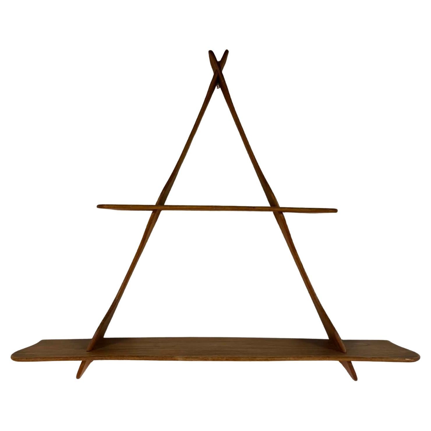 Peder Moos “The A Shelf” in Teak, Denmark, 1950s For Sale