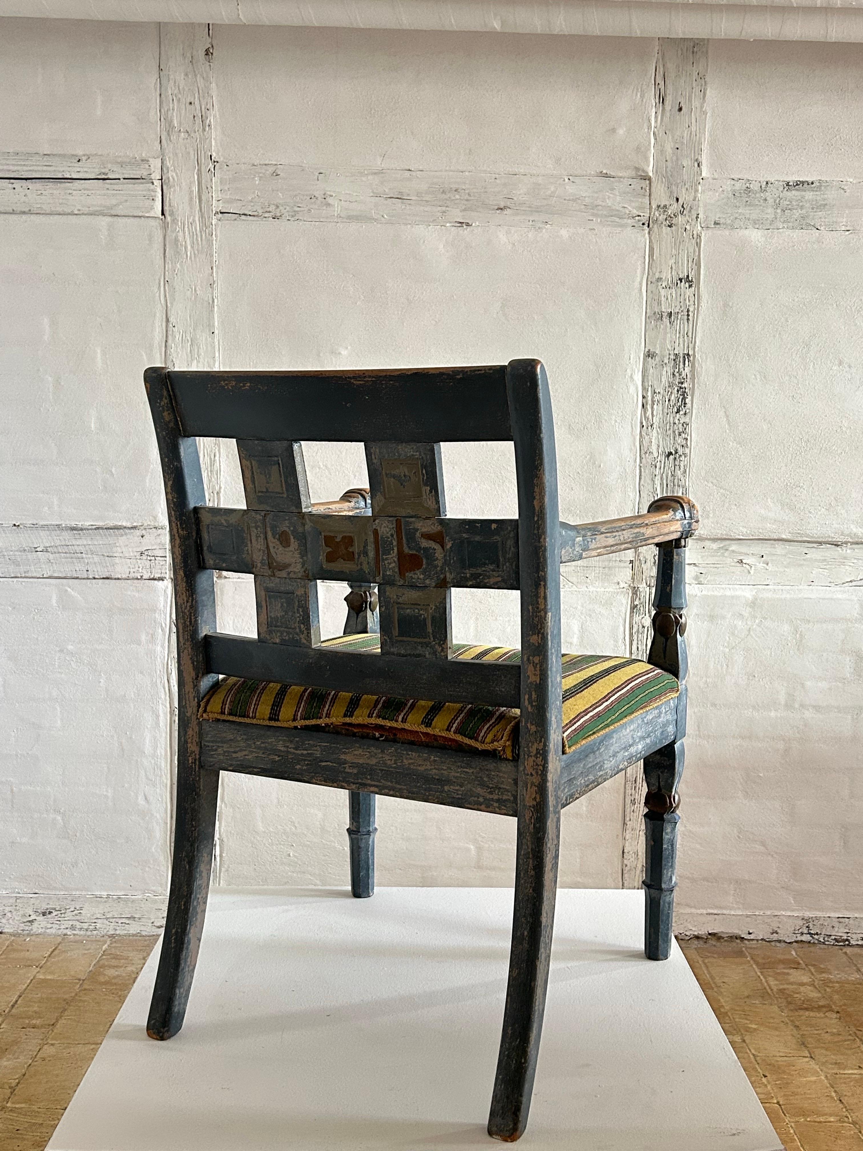 Hand-Crafted Peder Vilhelm Jensen-Klint (1853–1930), Lounge Chair, Denmark, circa 1915 For Sale