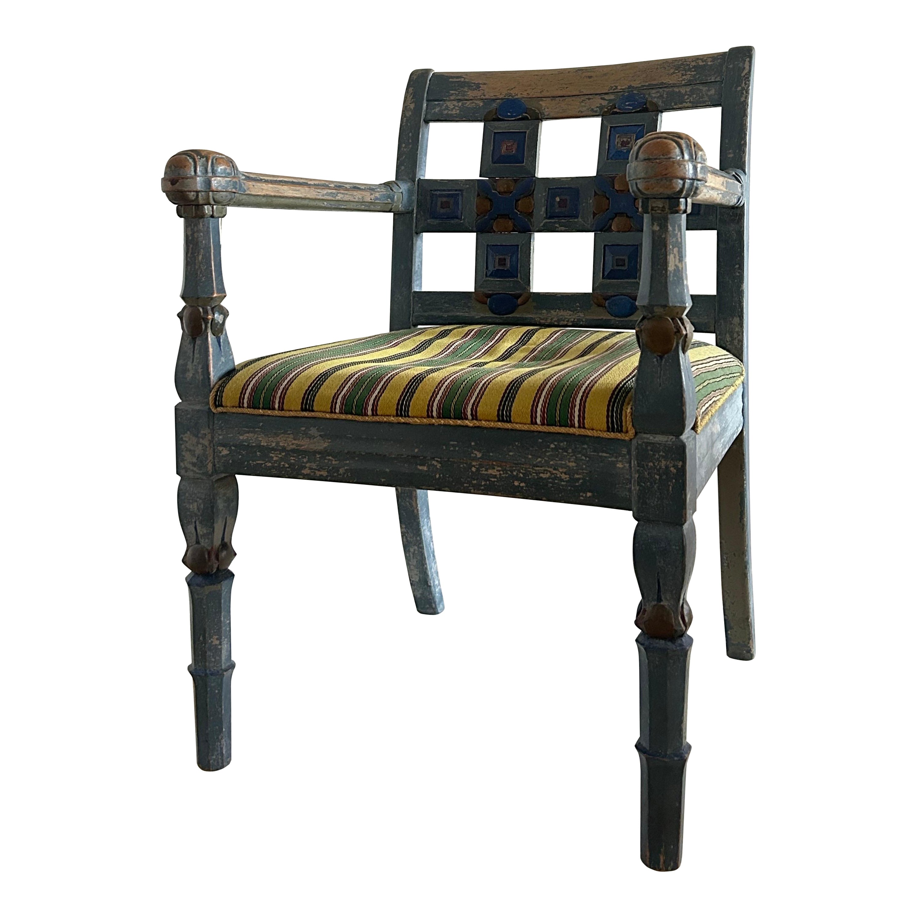 Peder Vilhelm Jensen-Klint (1853–1930), Lounge Chair, Denmark, circa 1915 For Sale