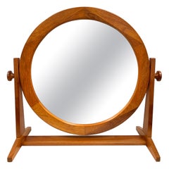 Pedersen and Hansen Mid Century Danish Modern Table Top Dresser Vanity Mirror
