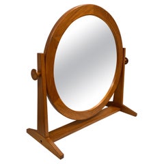 Pedersen and Hansen Mid Century Danish Modern Table Top Dresser Vanity Mirror