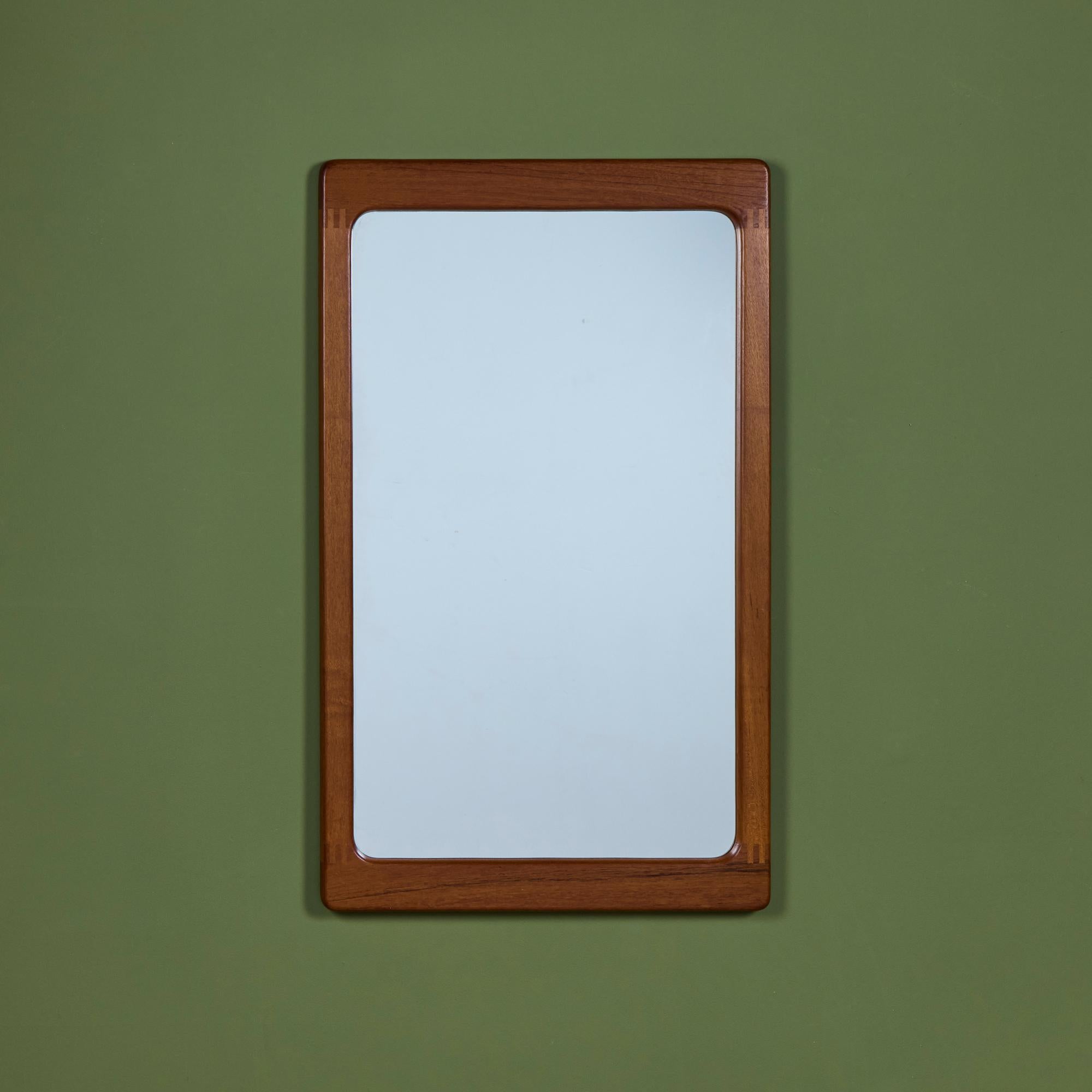 Pedersen And Hansen Teak Mirror - 27 For Sale on 1stDibs