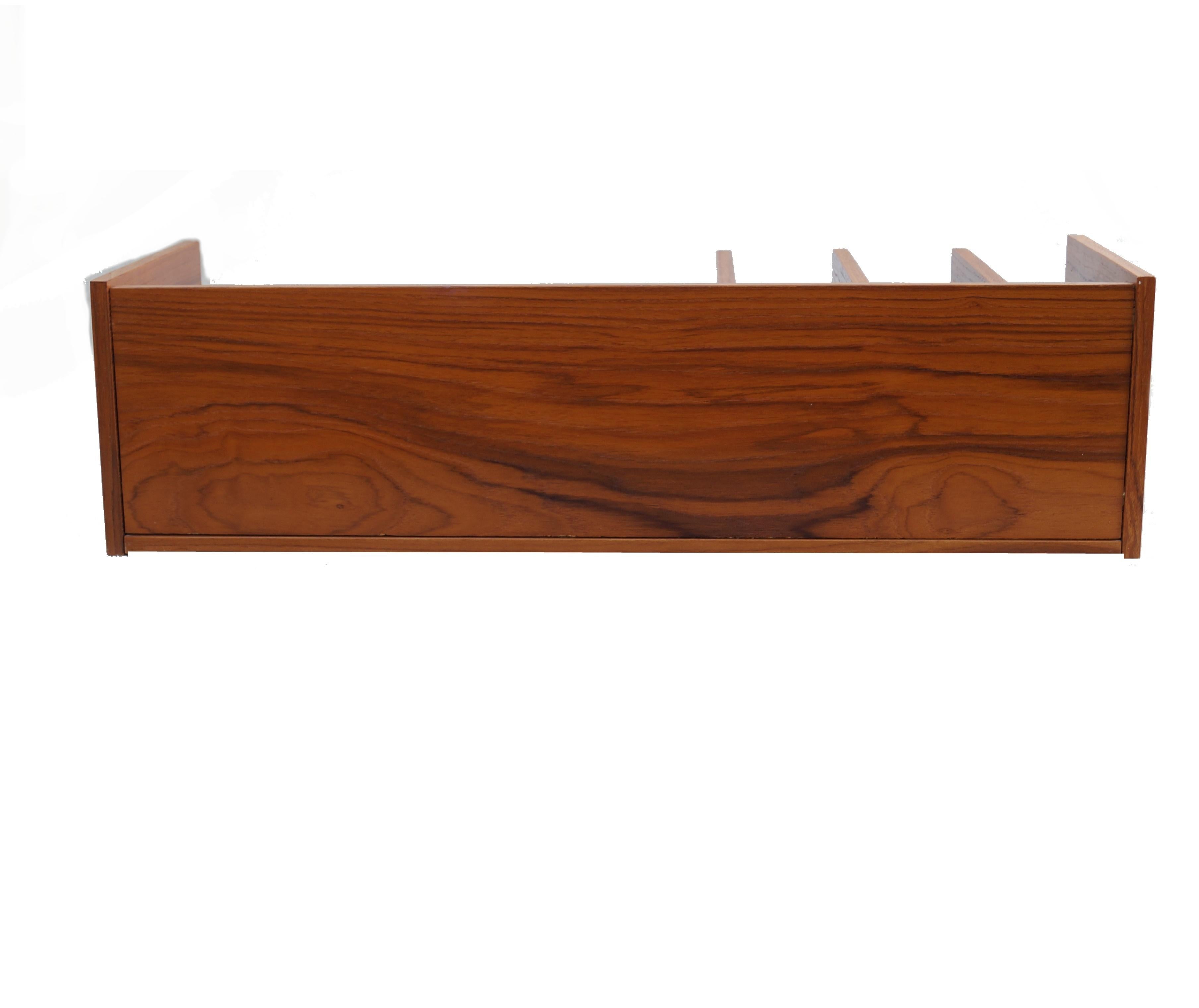Late 20th Century Pedersen & Hansen Danish Modern Teak Desktop Desk Organizer