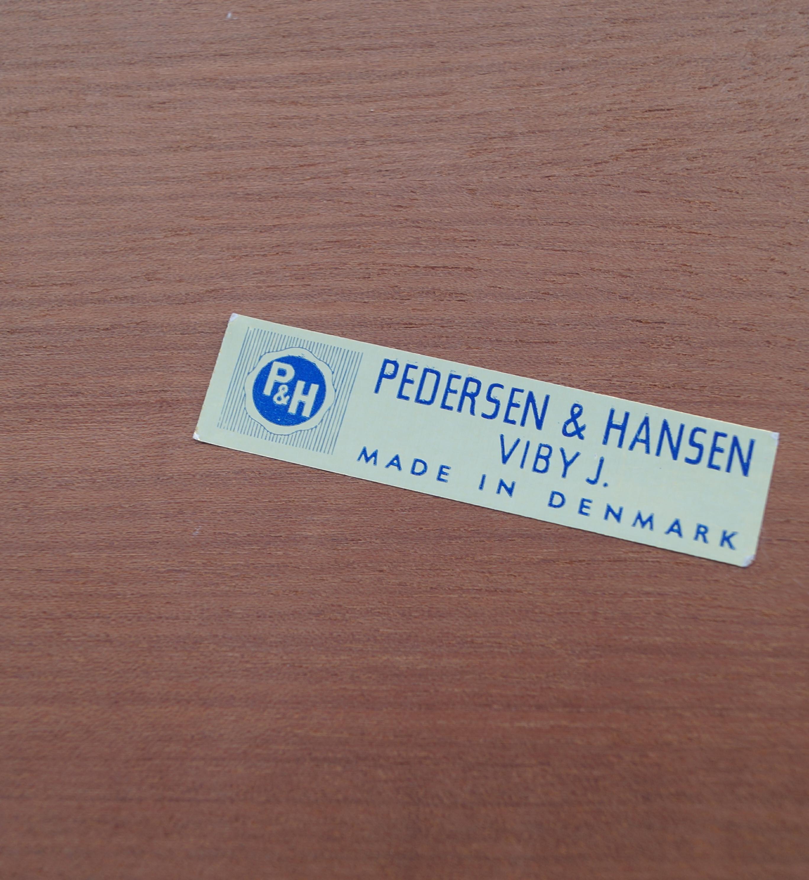 Pedersen & Hansen Danish Modern Teak Desktop Desk Organizer 1