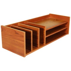 Pedersen & Hansen Danish Teak Desktop Organizer