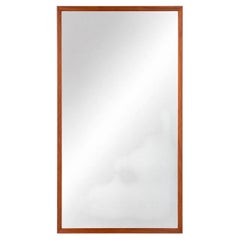 Pedersen & Hansen Model 968 Danish Modern Teak Wall Mirror, Denmark, circa 1960s