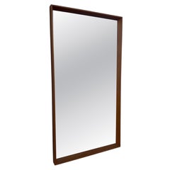 Pedersen & Hansen Model 968 Danish Modern Teak Wall Mirror, Denmark, circa 1960s