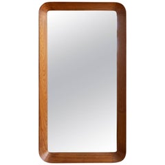 Pedersen & Hansen Rectangular Teak Wall Mirror