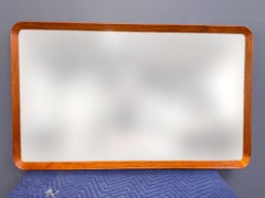Pedersen & Hansen Wandspiegel aus Teakholz im Mid-Century-Stil