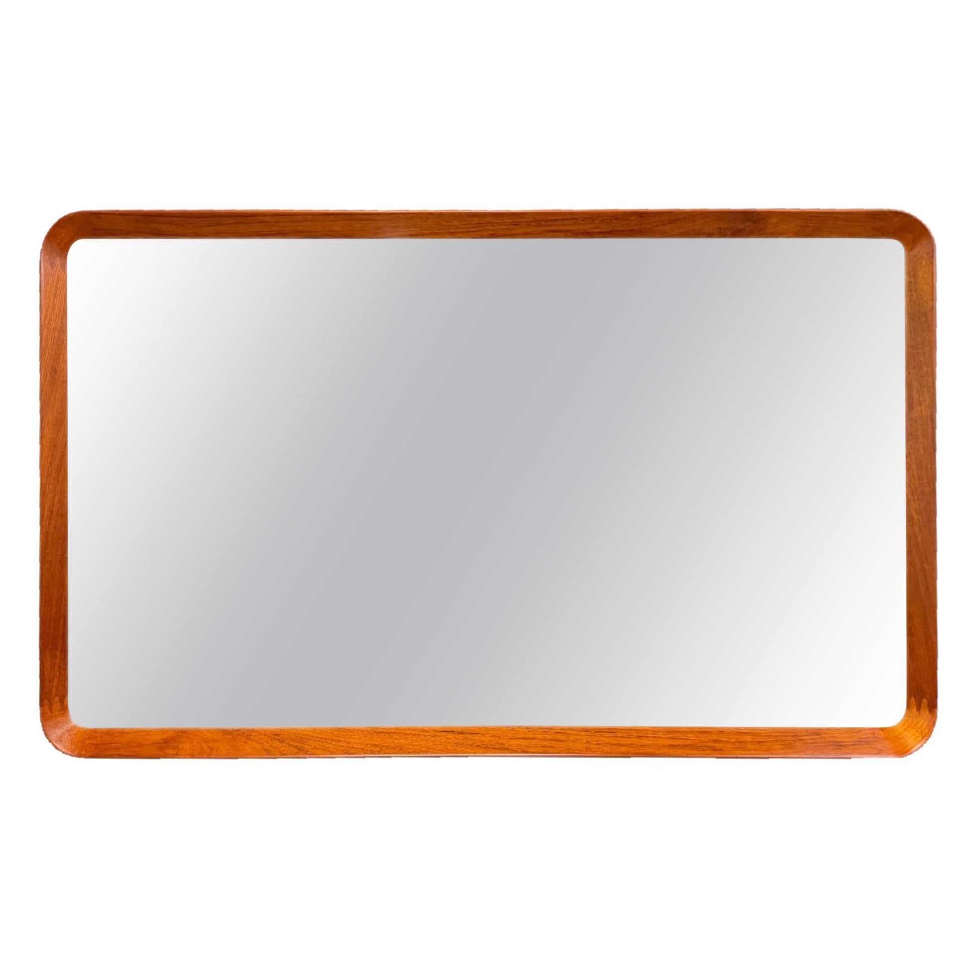 Pedersen & Hansen Teak Wall Mirror in Teak Mid Century