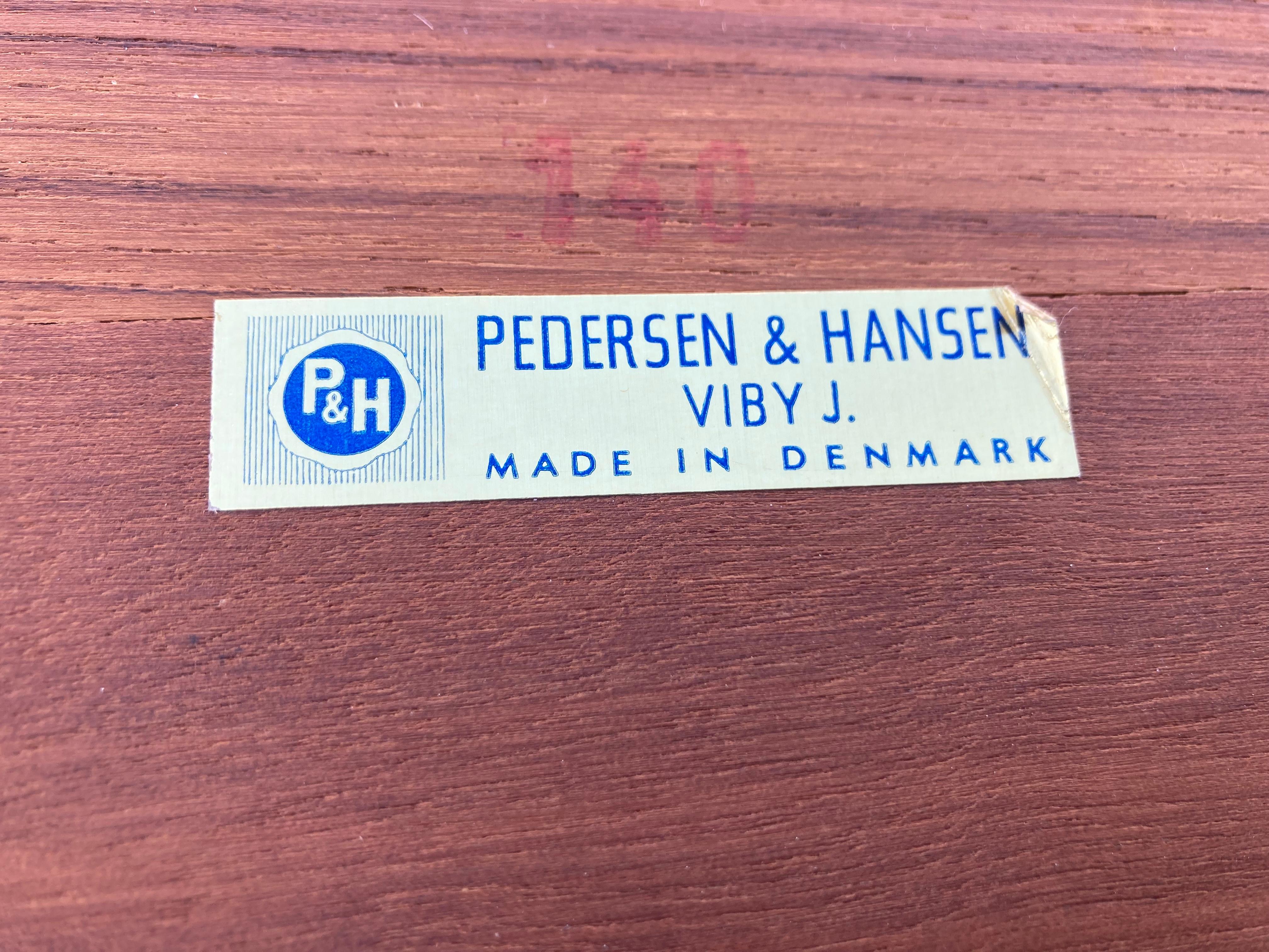 Pedersen & Hansen Teak Wall Shelf, Denmark 6