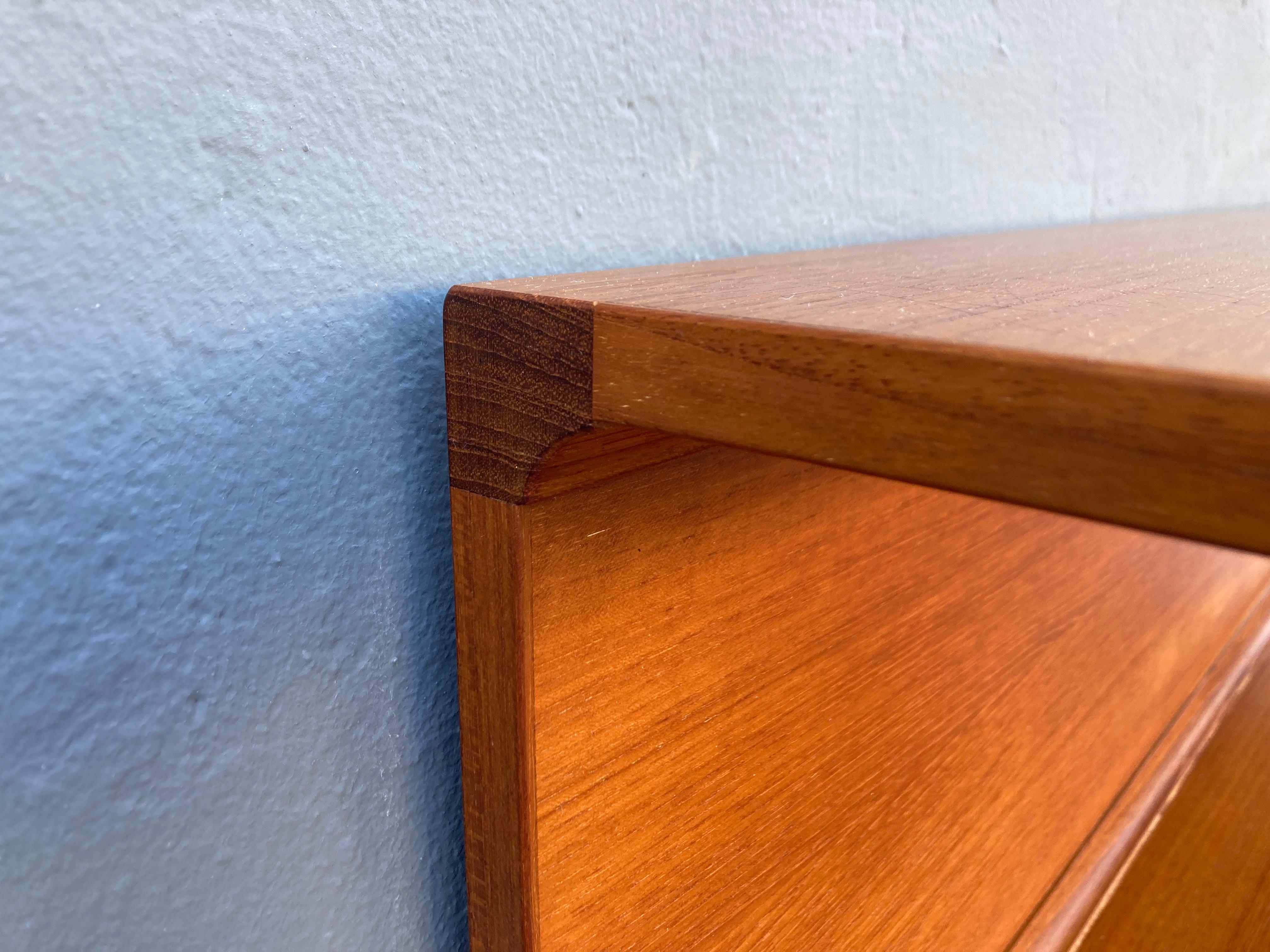 Pedersen & Hansen Teak Wall Shelf, Denmark 10