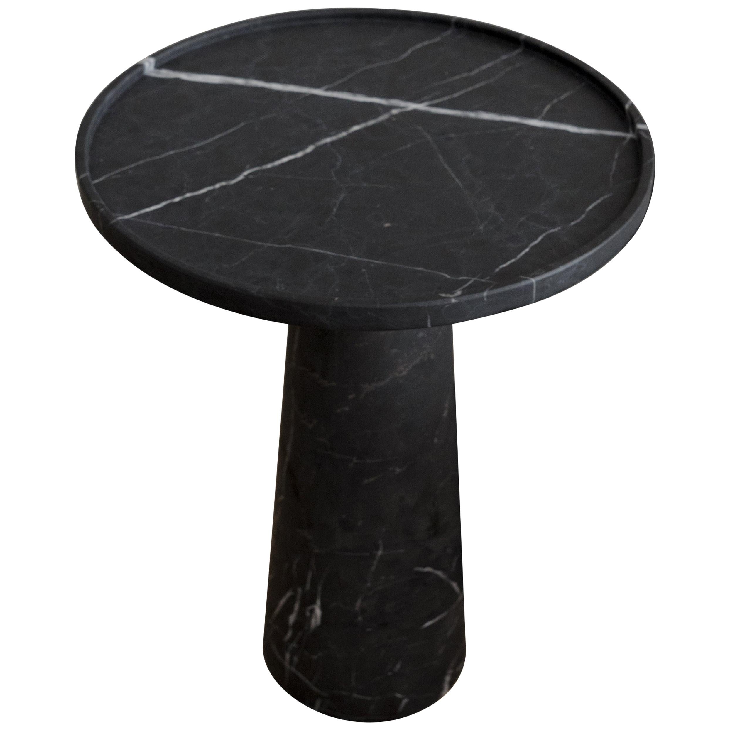 Pedestal white marble tall Side Table For Sale at 1stDibs