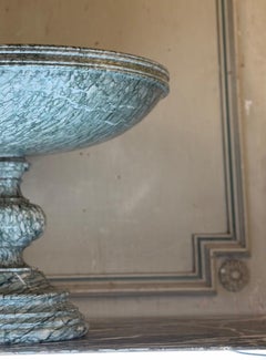 Pedestal bowl, Campan marble tazza around 1880