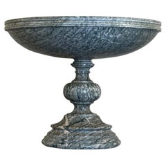 Pedestal bowl, Campan marble tazza around 1880