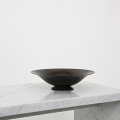 Pedestal Bronze Bowl designed by Just Andersen, Denmark