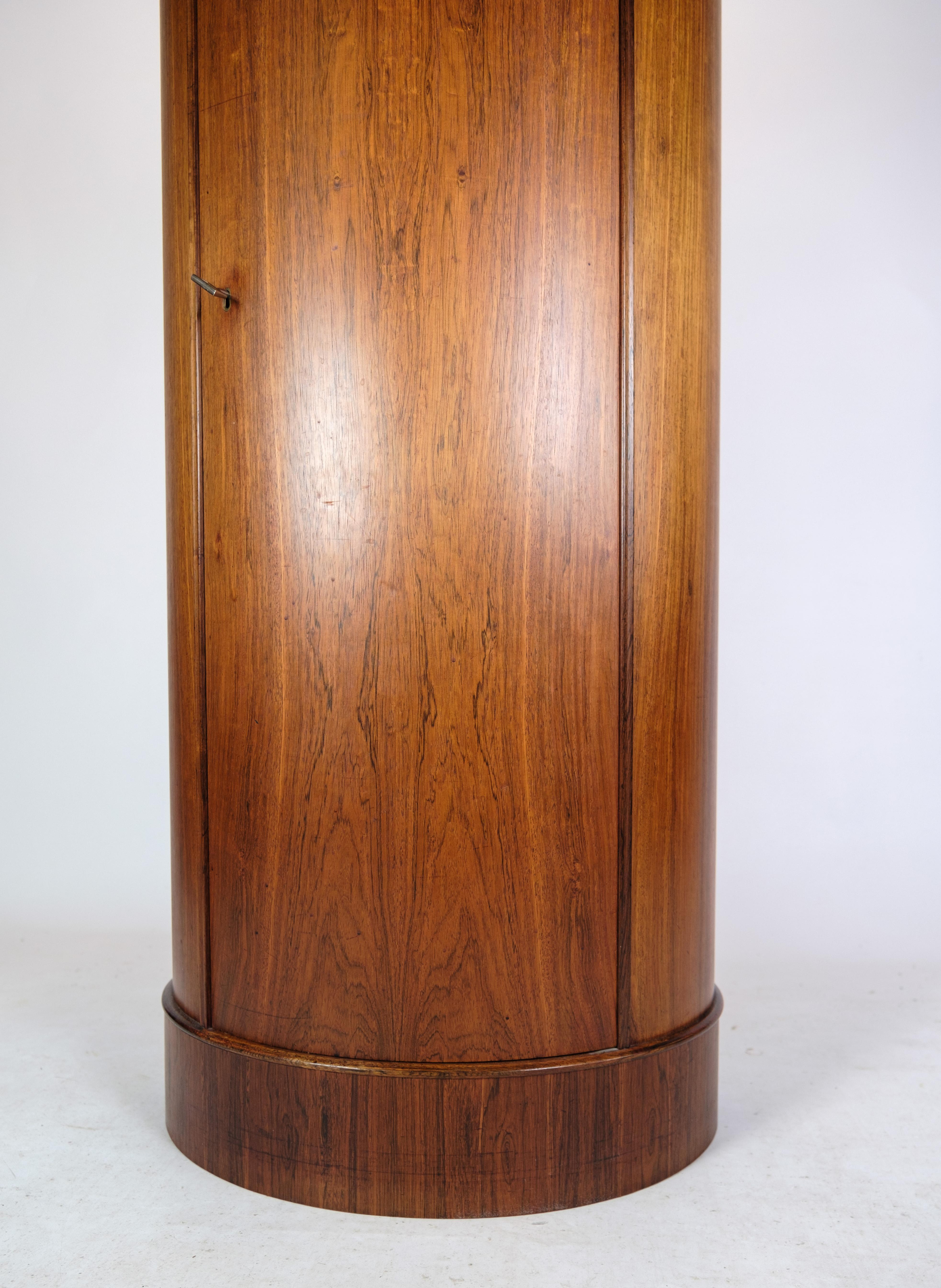 Pedestal cabinet In Rosewood by Johannes Sorth & Bornholms Møbelfabrik in 1960 For Sale 1