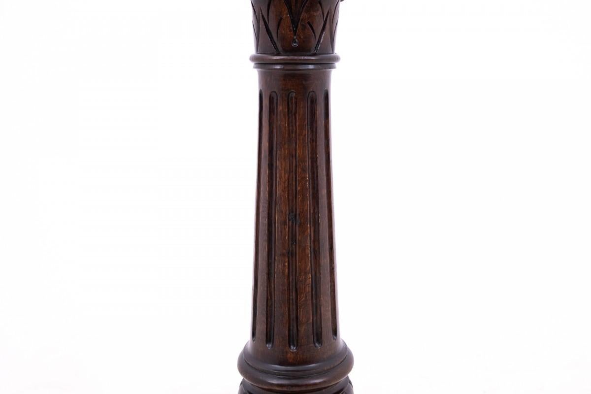 Pedestal - column, early 20th century, Western Europe. In Good Condition For Sale In Chorzów, PL