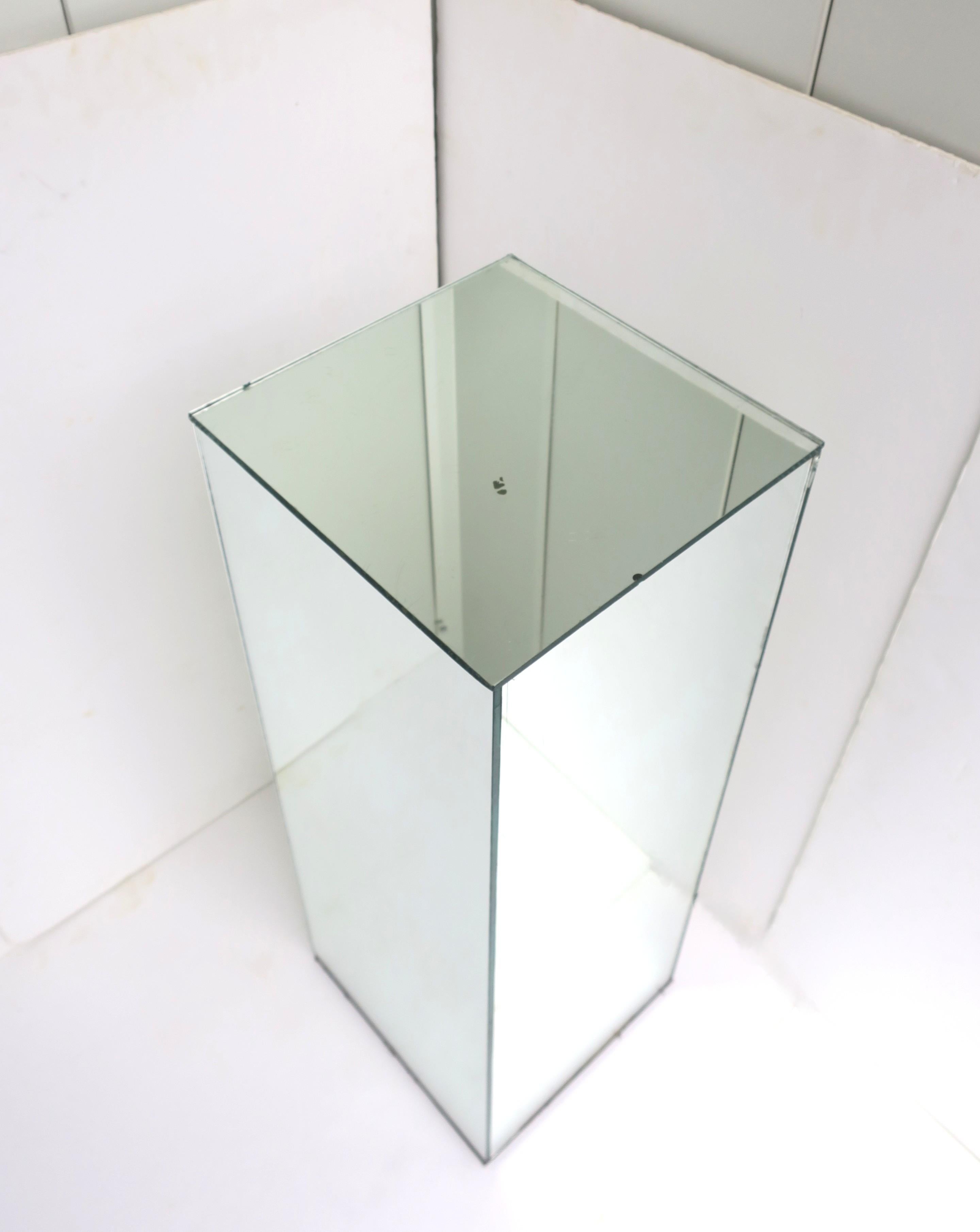 Pedestal Column Mirrored For Sale 3