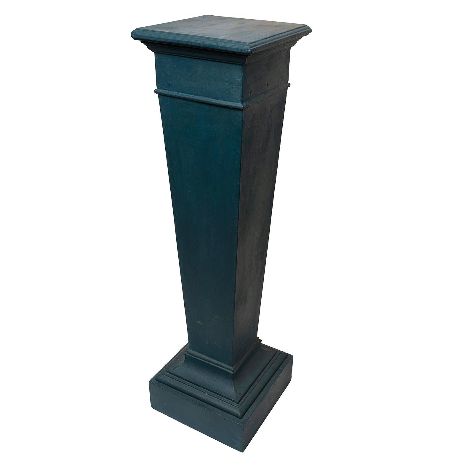 Elegant Dutch Blue Pedestal of Classical Form

Suitable for displaying sculpture, ceramics or plants

Height 115cm., 45