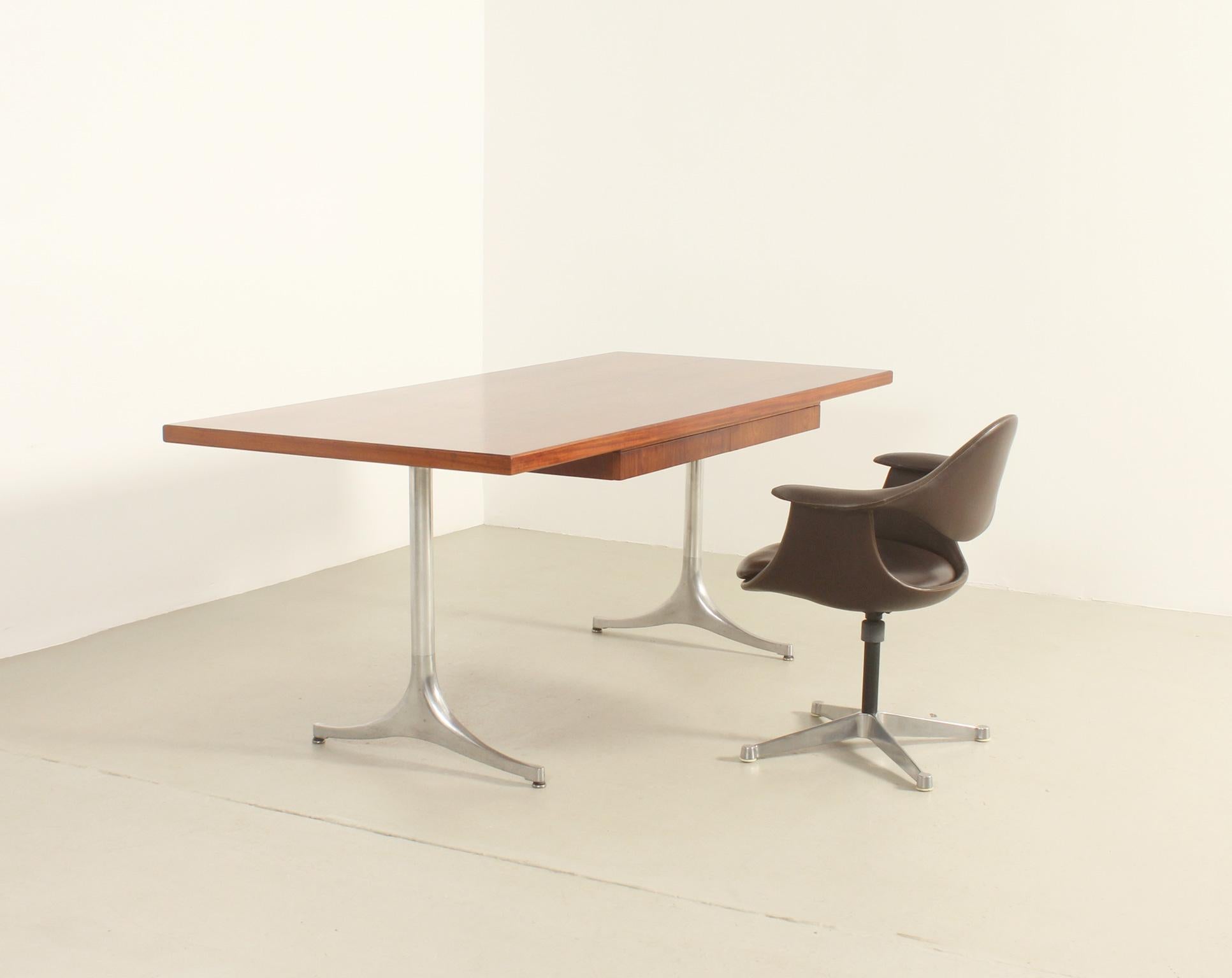Scrivania a piedistallo di George Nelson per Herman Miller, Usa, 1955 in vendita 7
