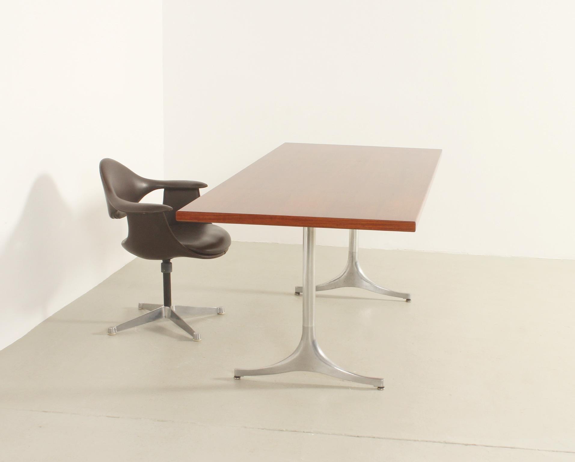 Scrivania a piedistallo di George Nelson per Herman Miller, Usa, 1955 in vendita 9