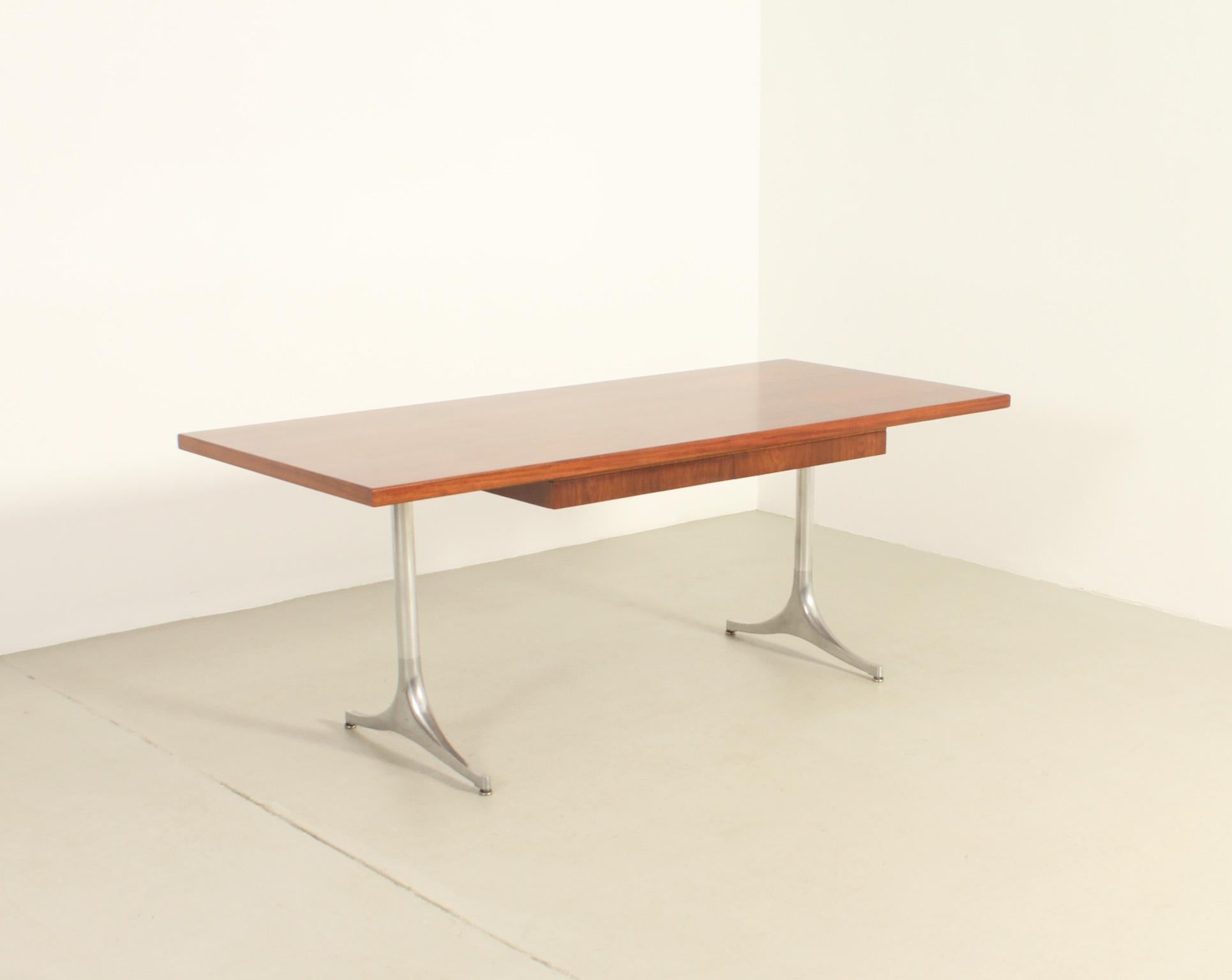 Americano Scrivania a piedistallo di George Nelson per Herman Miller, Usa, 1955 in vendita
