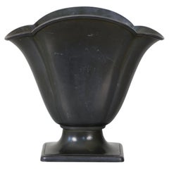 Pedestal Diskometal Vase by Just Andersen, 1920s, Denmark