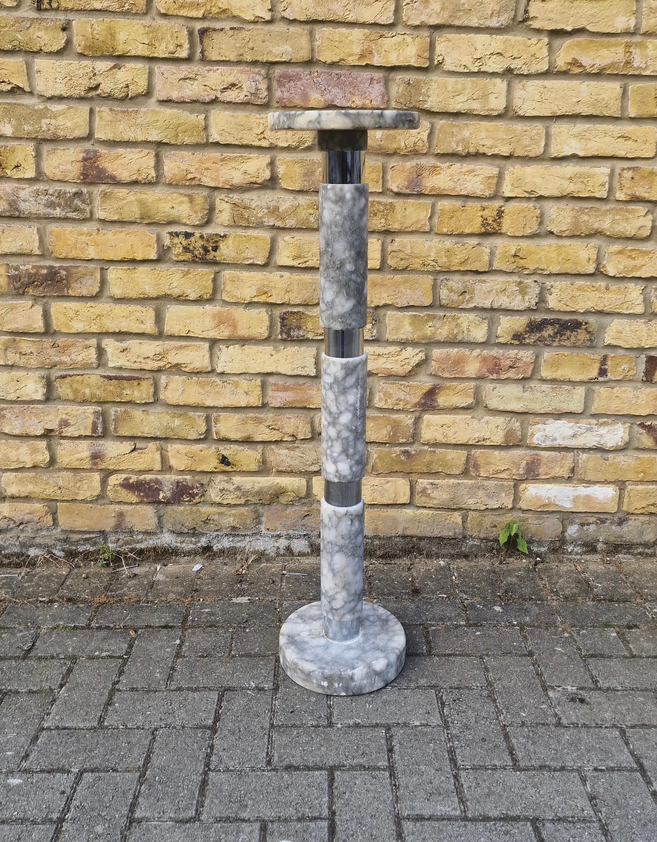 Mid-Century Modern Pedestal Display Column / Plant Stand For Sale