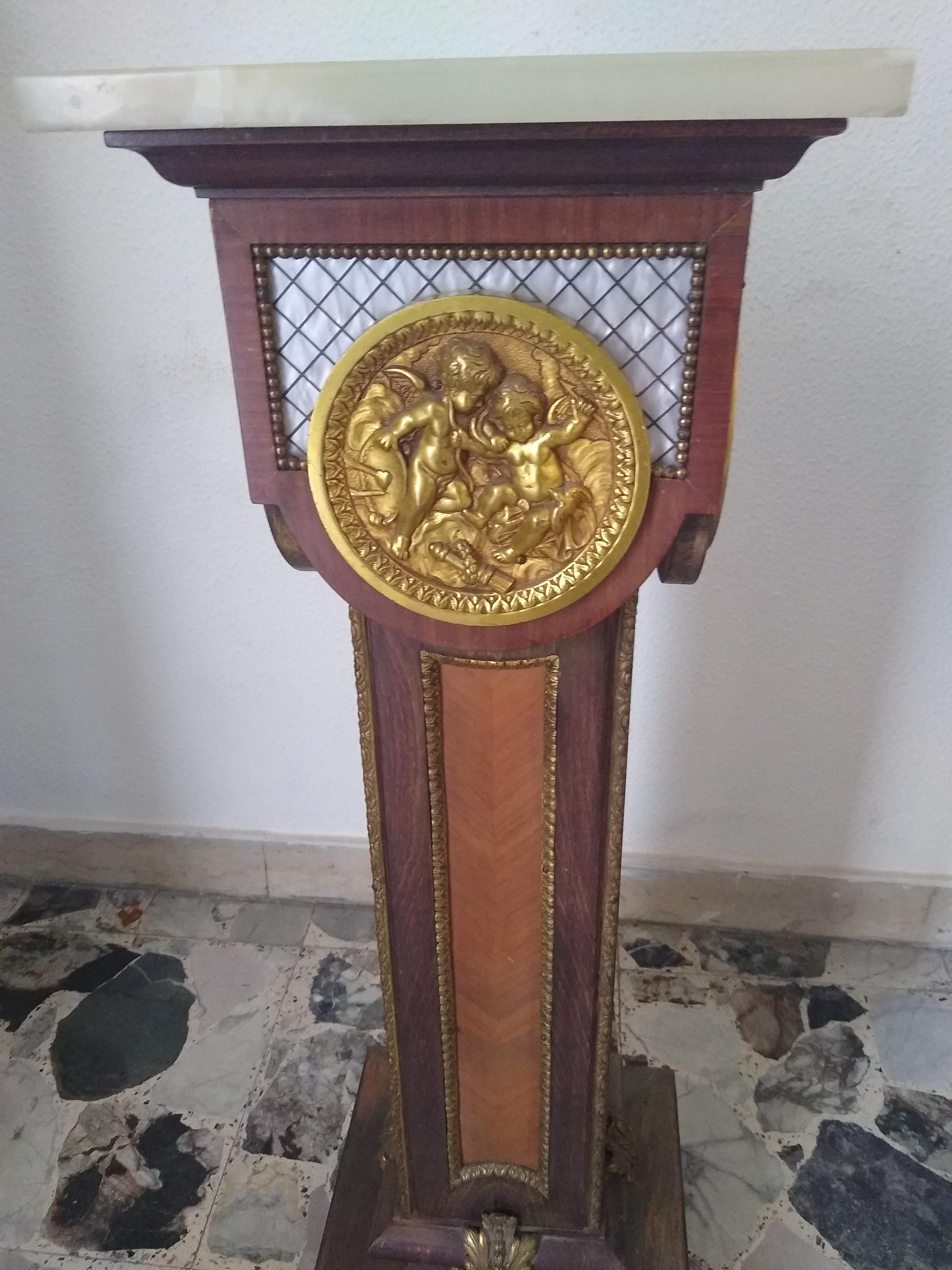 Pedestal Empire Style, Italy 1940s For Sale 1