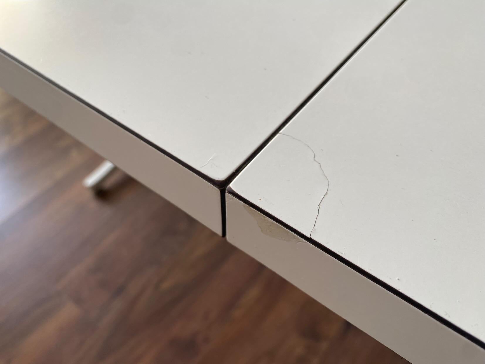 Ausziehtisch Modell Pedestal  5559 Von GEORGE NELSON für HERMAN MILLER 1950er Jahre im Zustand „Gut“ im Angebot in Vigevano, PV