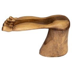 Pedestal Foot Table in the style of Pedro Friedeberg