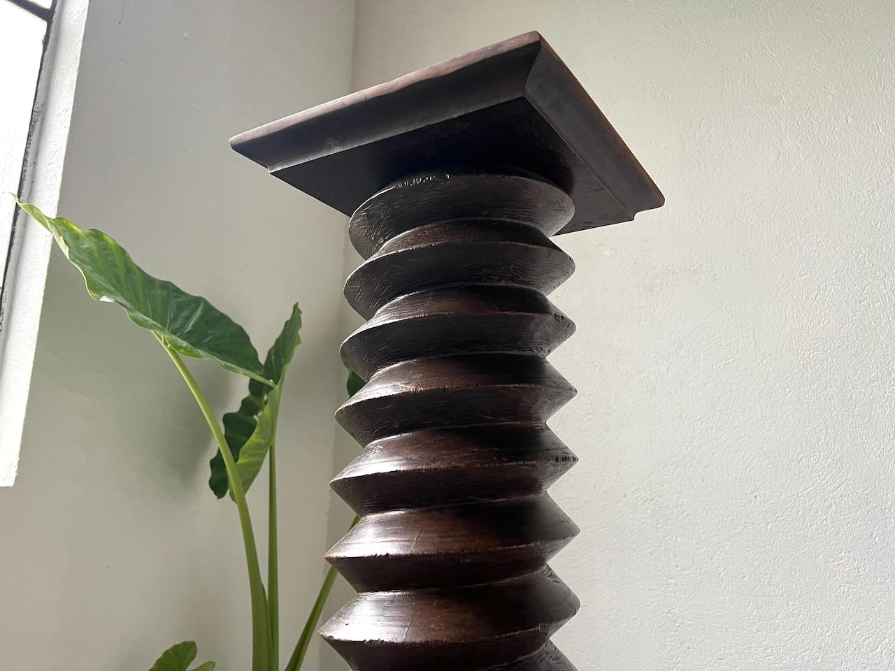 Pedestal einer alten französischen Weinpresse, um 1900 im Angebot 2