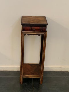Pedestal in Bamboo in the style of Chinoserie, 1980s
