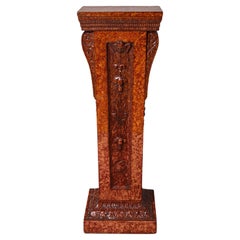 Pedestal en técnica Scagliola, 2ª mitad del siglo XIX