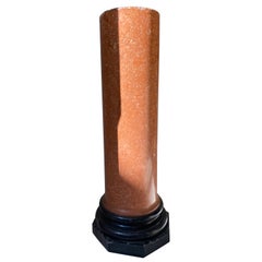 Pedestal in Stuco and Marble Base