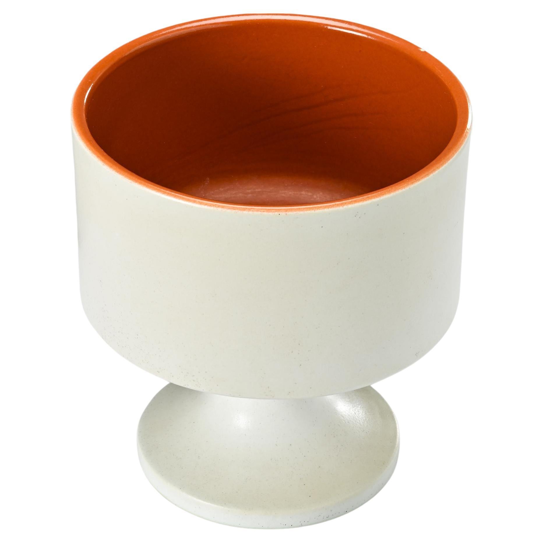 Pedestal Large Cup by Pol Chambost, circa 1970 For Sale