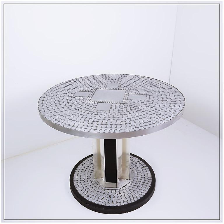 Pedestal or Table in the style of Raf Verjans - Belgium 1970s For Sale 1