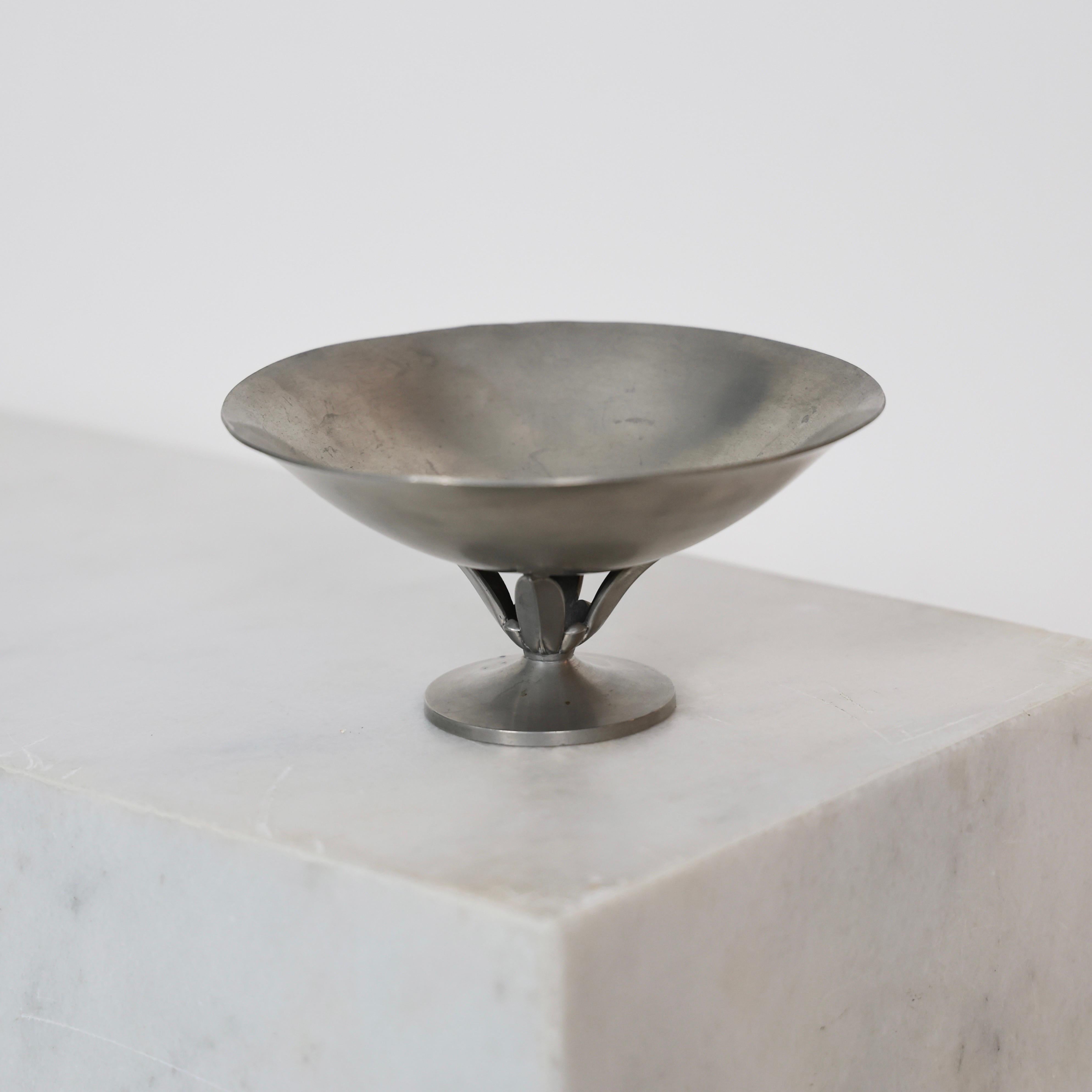 Pedestal Bowl by Just Andersen, 1920s, Denmark For Sale 1