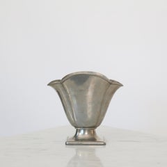 Pedestal Pewter Vase by Just Andersen, 1920s, Denmark