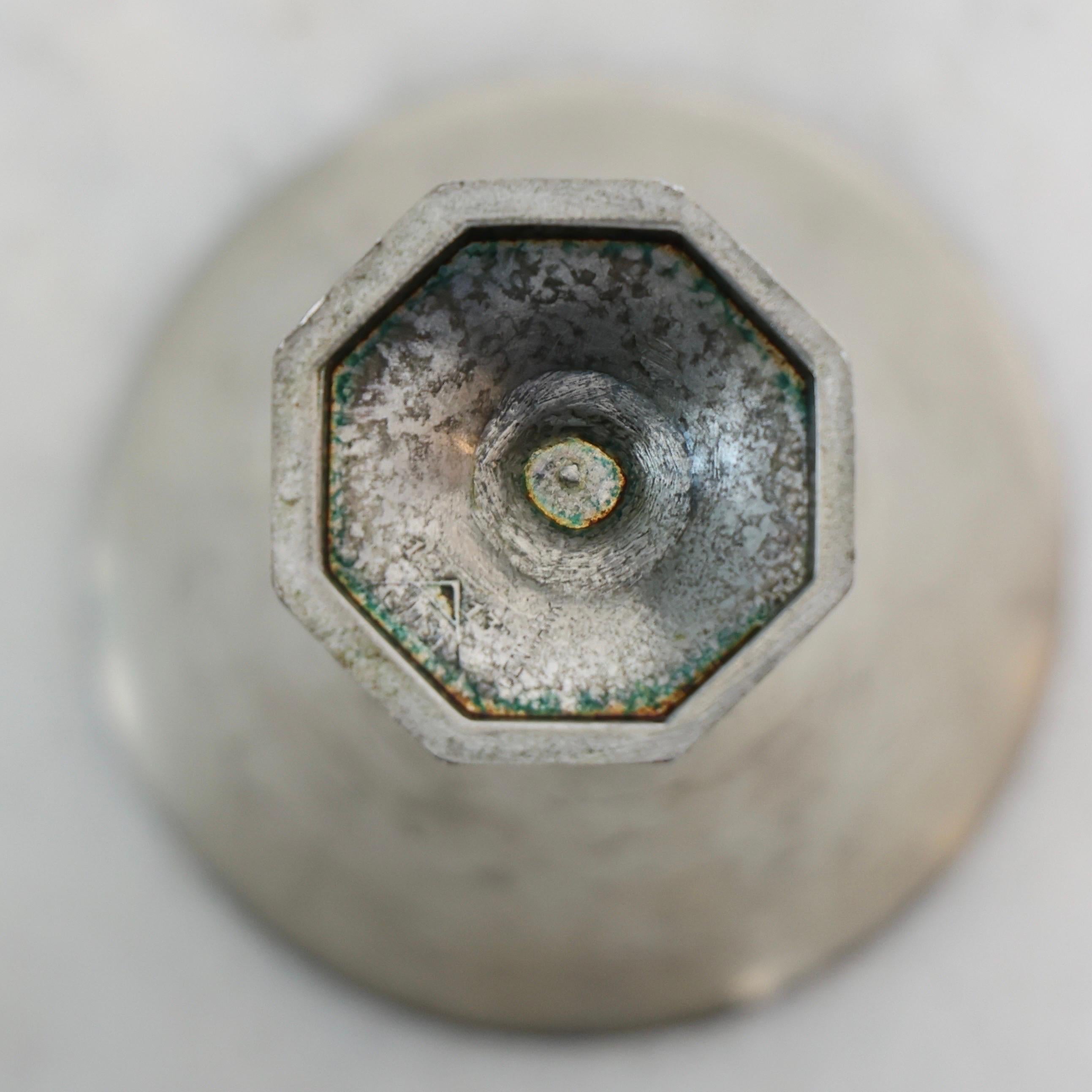 Pedestal Pewter Vase by Just Andersen, 1920s, Denmark in vendita 2