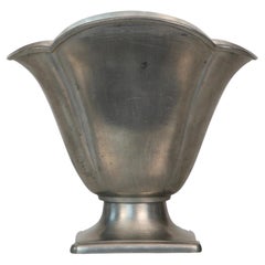 Pedestal Pewter Vase by Just Andersen, 1920s, Denmark