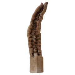Scultura con piedistallo - pezzo unico in ceramica da Studio A di Rolf Simon Weidner, anni '80