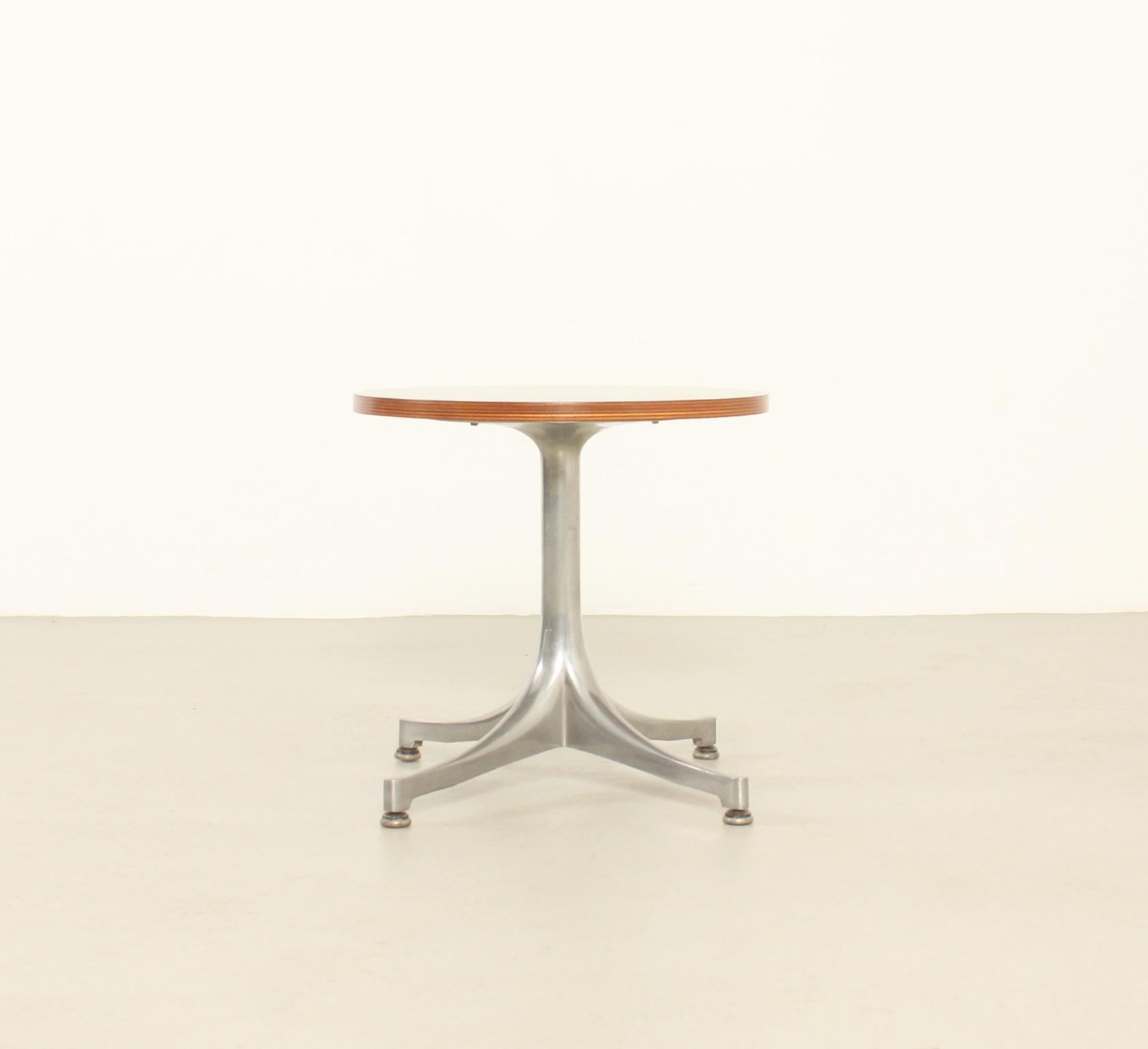 Mid-Century Modern Pedestal Side Table by George Nelson for Herman Miller, USA, 1954